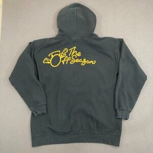 J Cole The Off-Season Hoodie Men's Size Medium Music Black Pullover Sweatshirt M